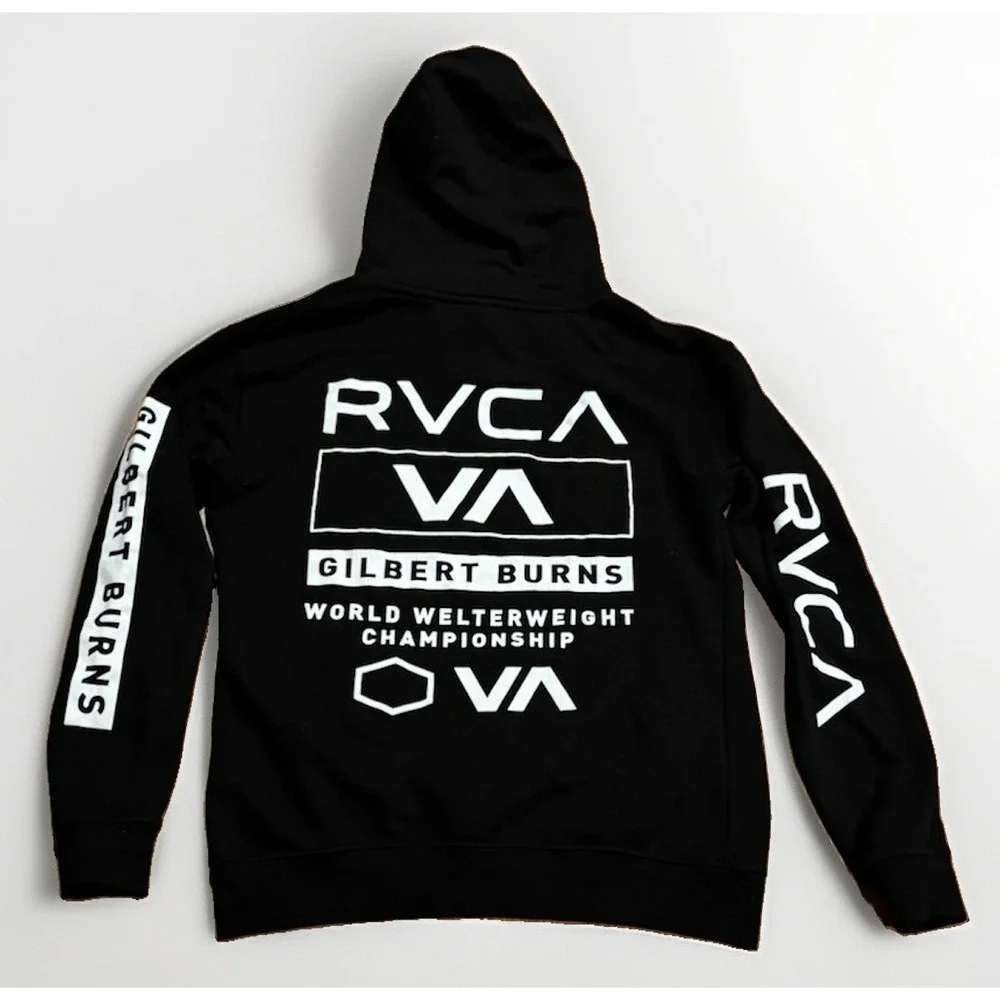 RVCA Gilbert Burns Hoodie M Jiu Jitsu BJJ MMA World Welterweight Champion Rare